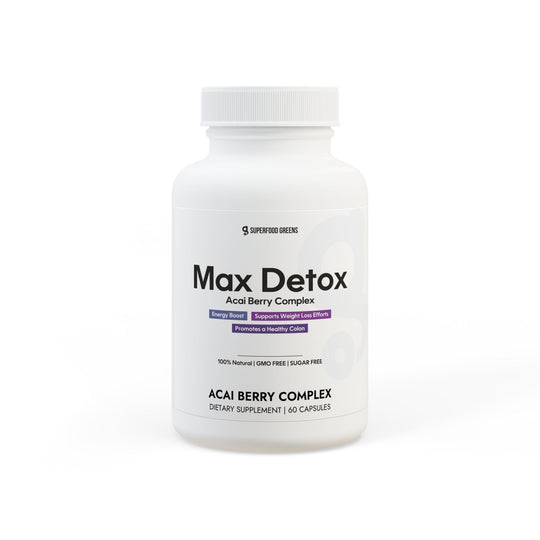 Max Detox - Acai Berry Complex (60 Capsules)